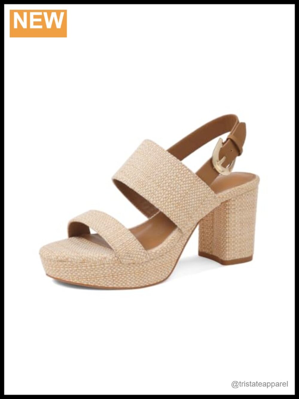 Marc Ford Platform Heels Women Chunky Block Heel Ankle Strap Open Toe Sandals
